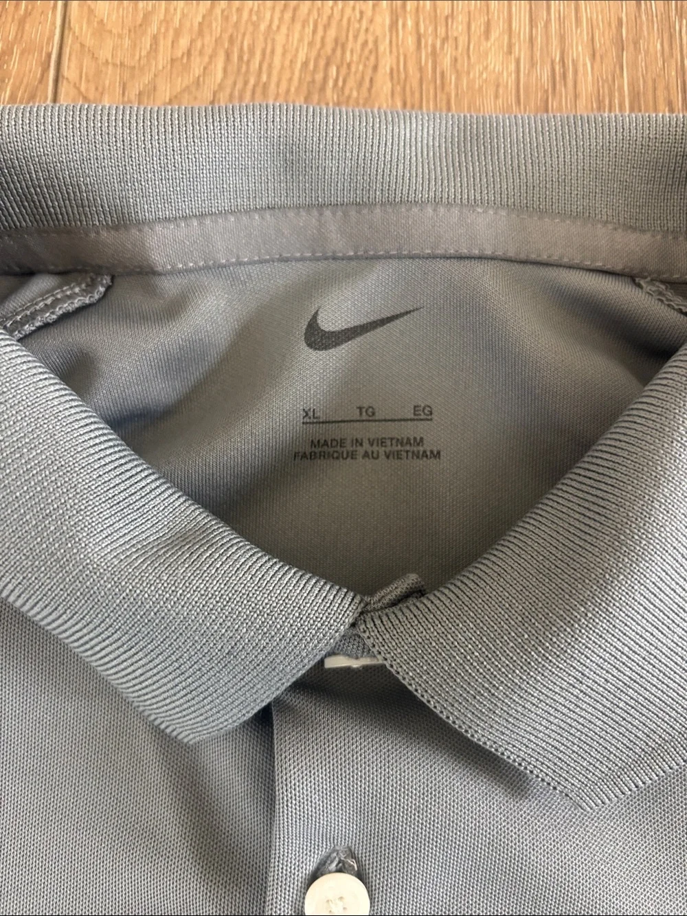 Nike Men's Gray Golf Polo XL